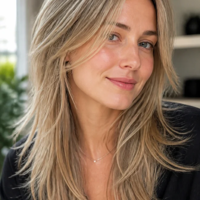 20 Long Haircuts for Round Faces