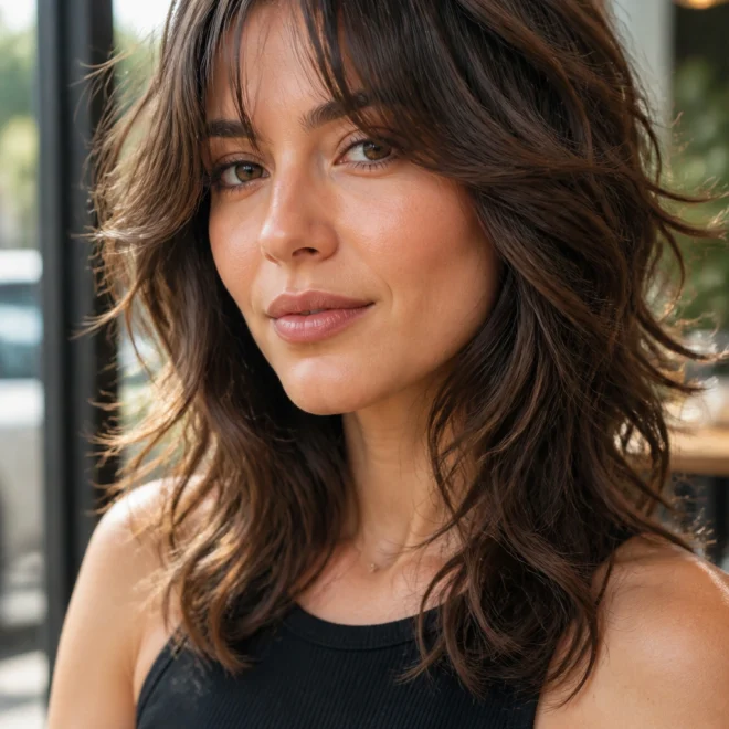 28 Choppy Haircuts for Round Faces
