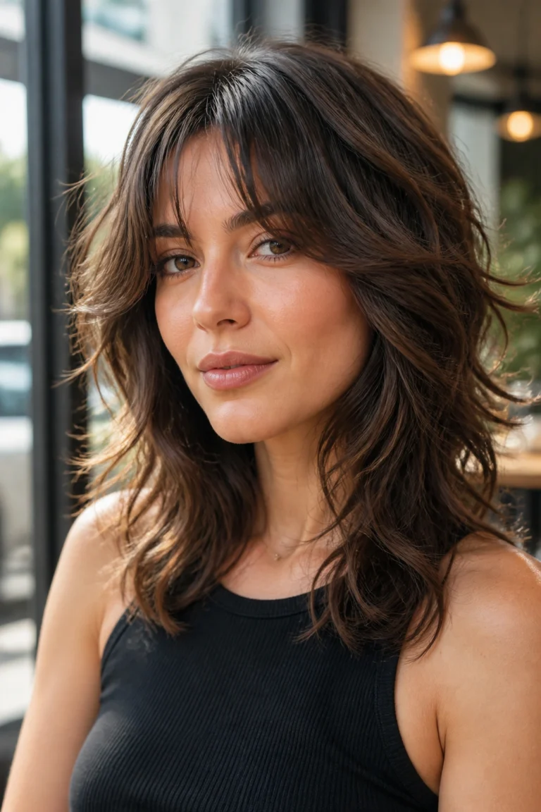 28 Choppy Haircuts for Round Faces