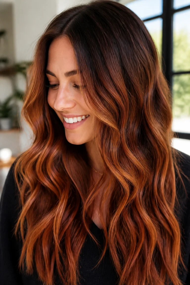 20 Copper Balayage Looks for Brown Hair