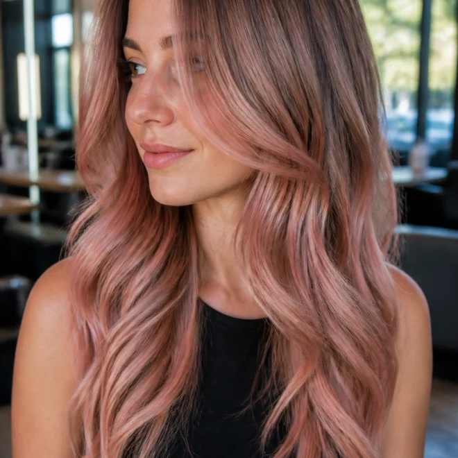 30 Pink Hair Color Ideas for Round Faces