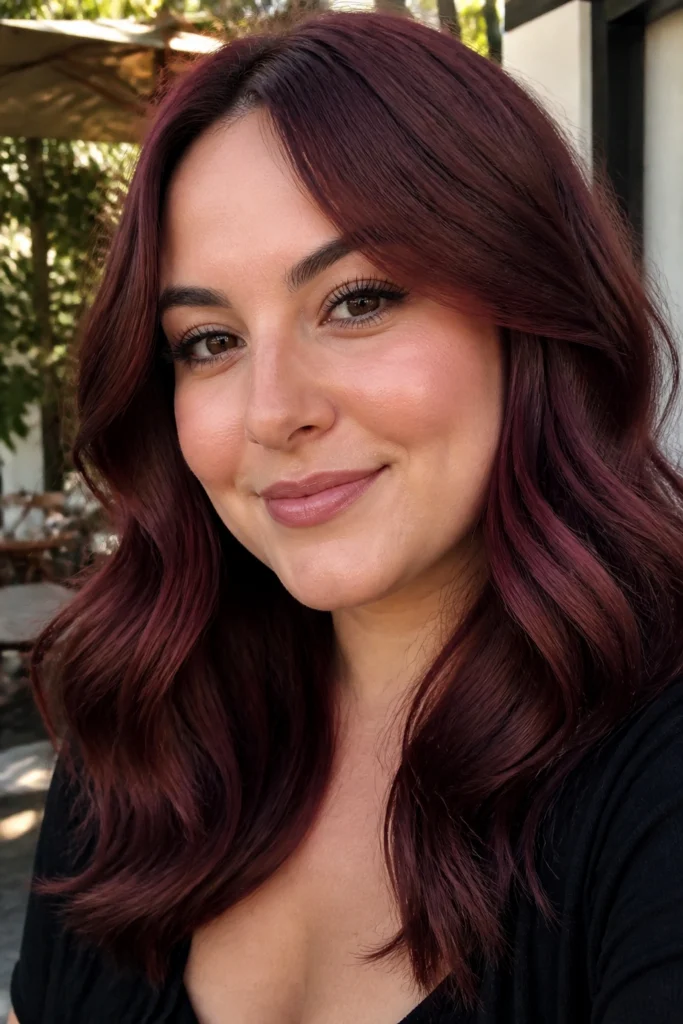 22 Red Hair Color Ideas for Round Faces