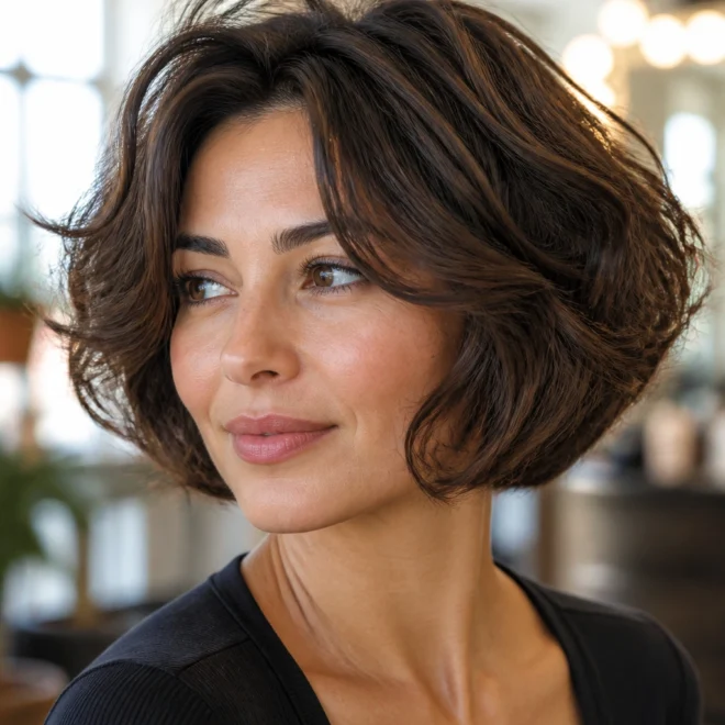 22 Short Thick Layered Haircuts for Wavy Hair