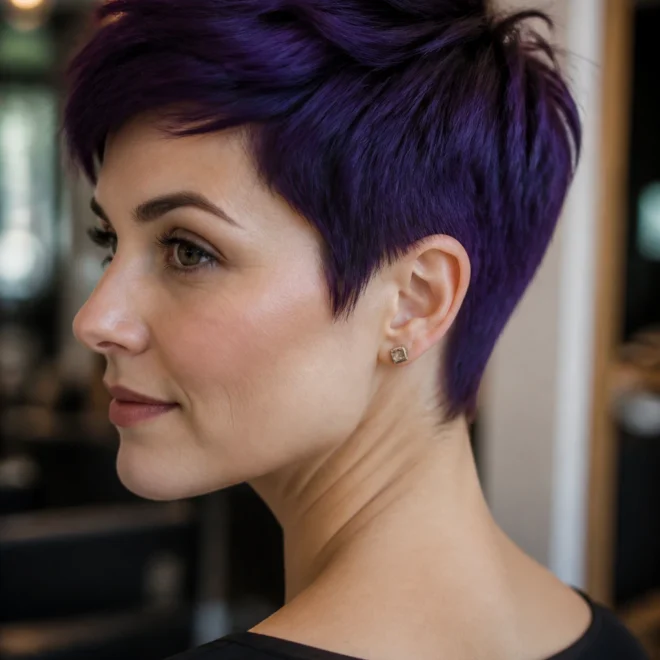 25 Purple Pixie Cuts for Fine Hair