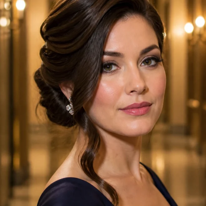 22 Side Swept Hairstyles for Round Faces