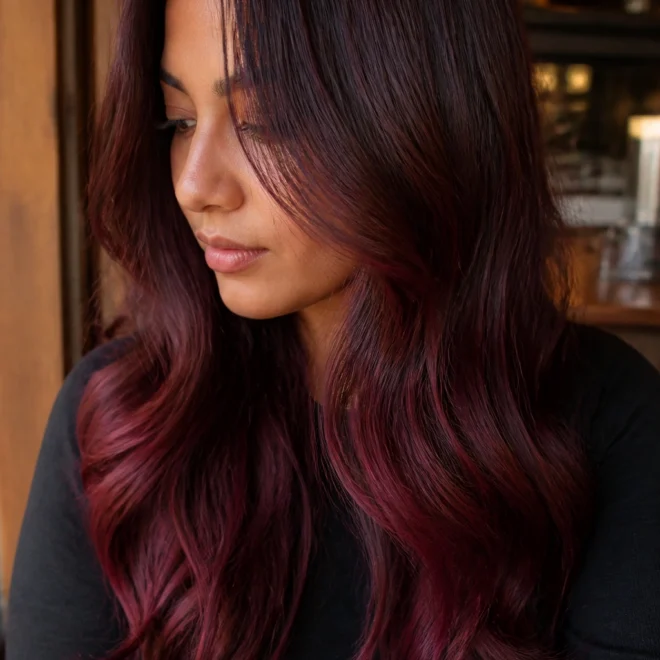 22 Brown Red Ombre Hair Ideas for Long Hair