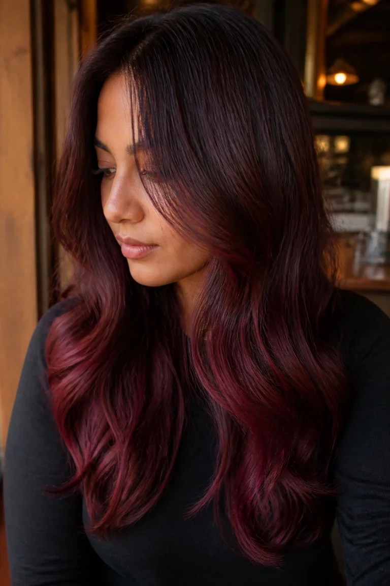 22 Brown Red Ombre Hair Ideas for Long Hair