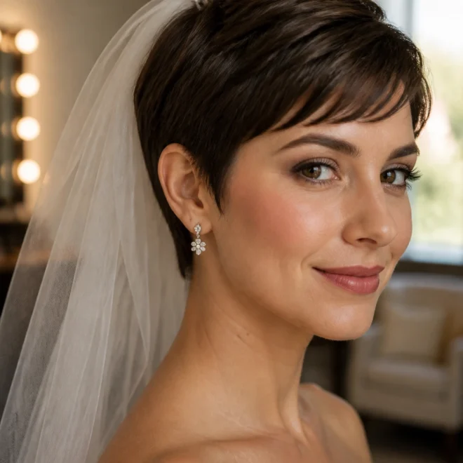 20 Short Hairstyles for Weddings