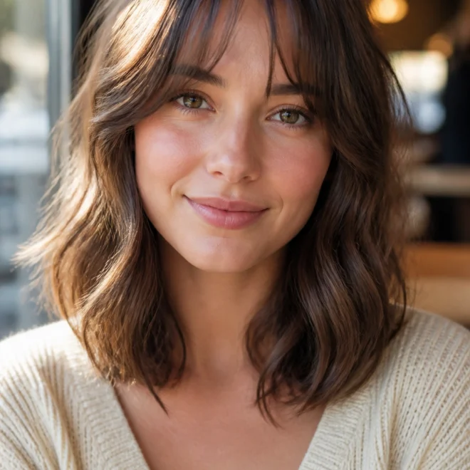 18 Wavy Hairstyles for Round Faces