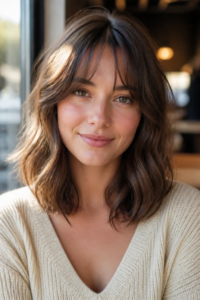 18 Wavy Hairstyles for Round Faces