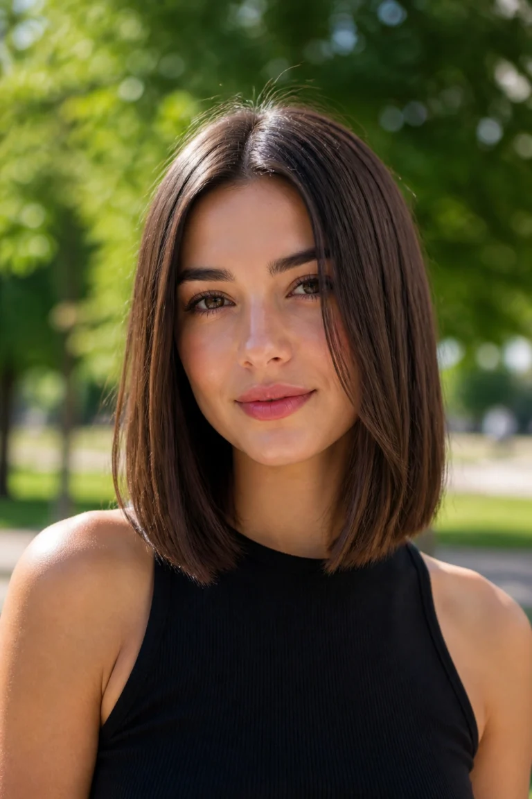 25 Straight Lob Haircuts for Medium Length Hair
