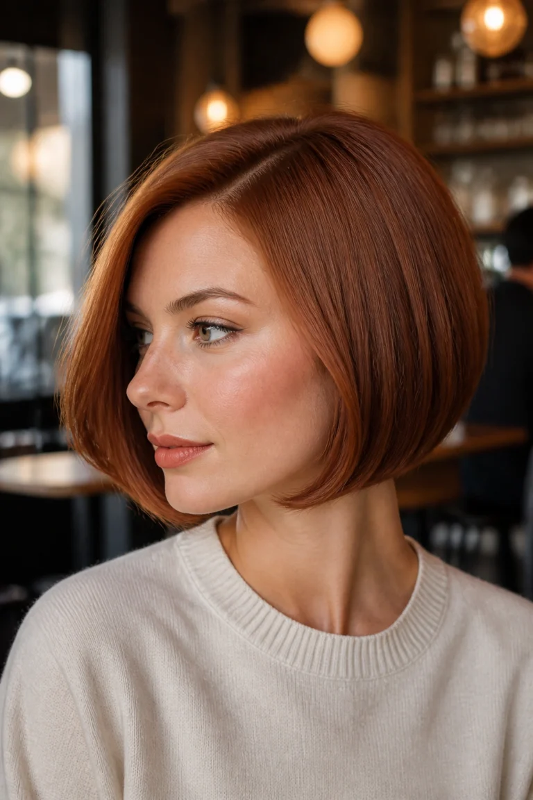 22 Auburn Copper Bob Haircuts for Fine Hair