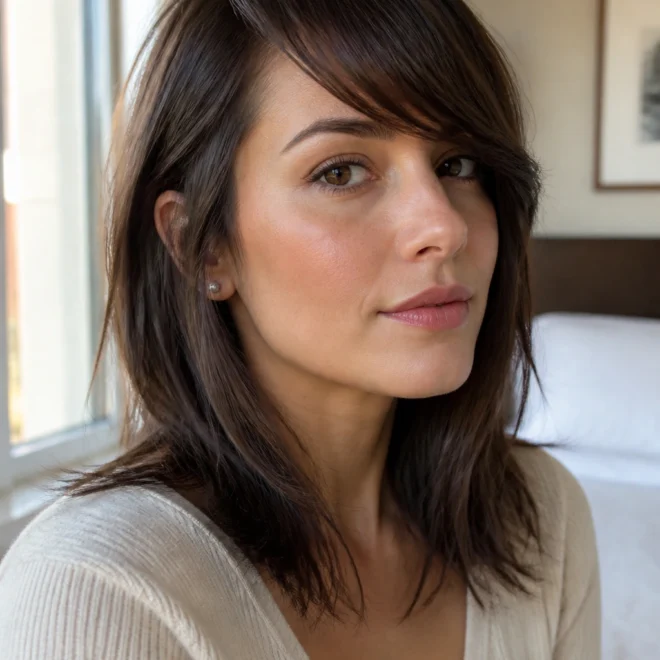 18 Hairstyles for Square Faces