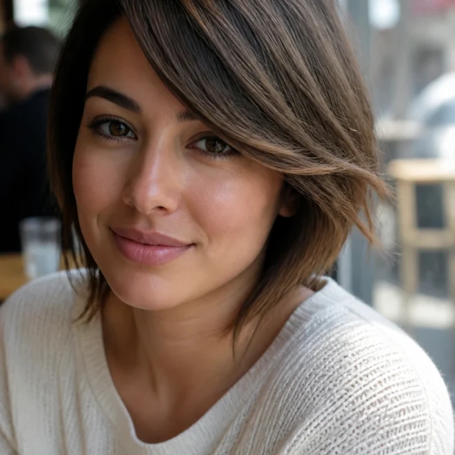 22 Trendy Bangs Ideas for Round Faces