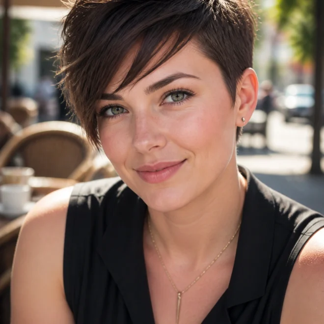 25 Spiky Hairstyles for Round Faces