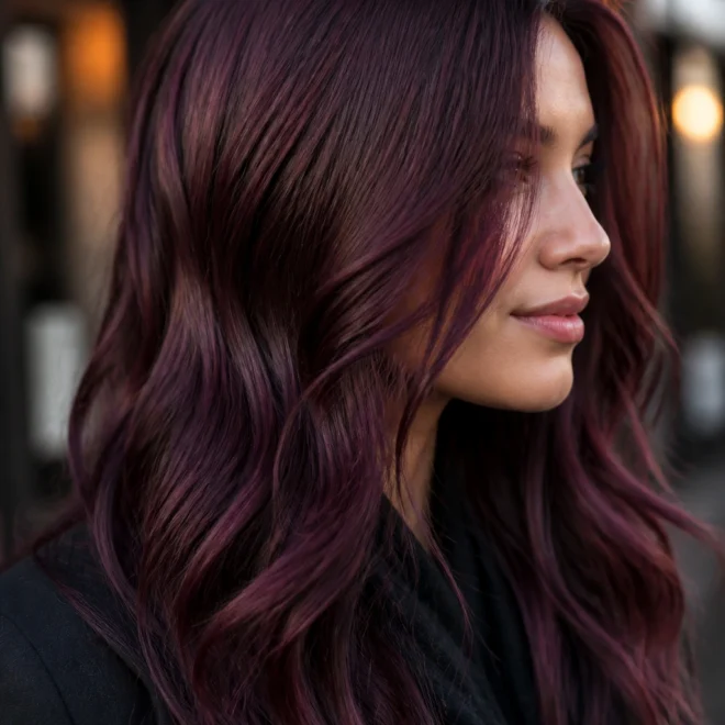 30 Red Purple Hair Color Ideas for Cool Skin Tones