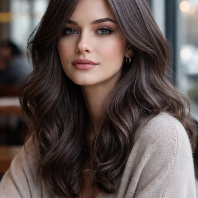 28 Chocolate Brunette Hair Color Ideas for Cool Skin Tones