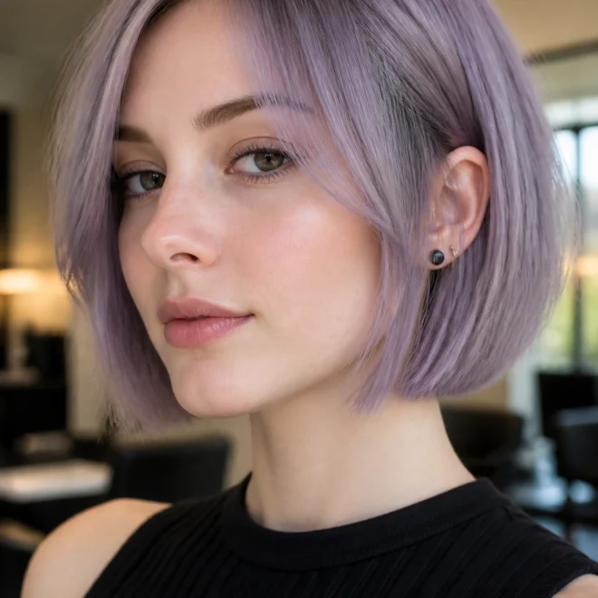 28 Ash Purple Hair Color Ideas for Cool Skin Tones