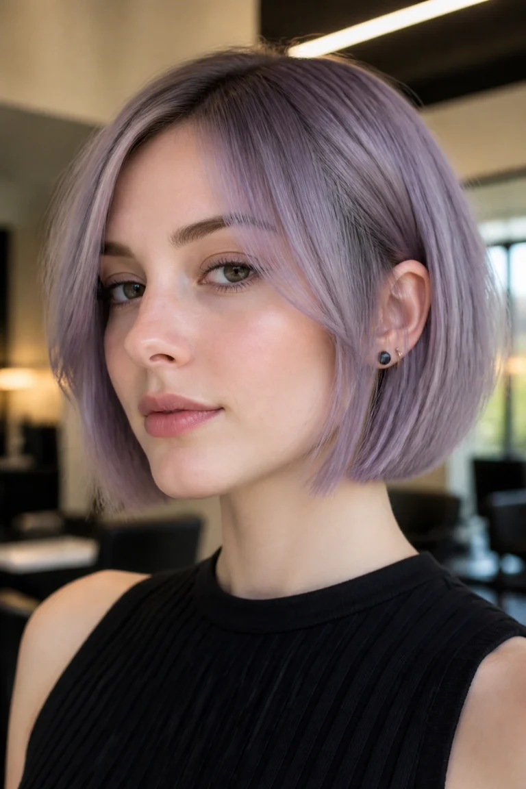 28 Ash Purple Hair Color Ideas for Cool Skin Tones