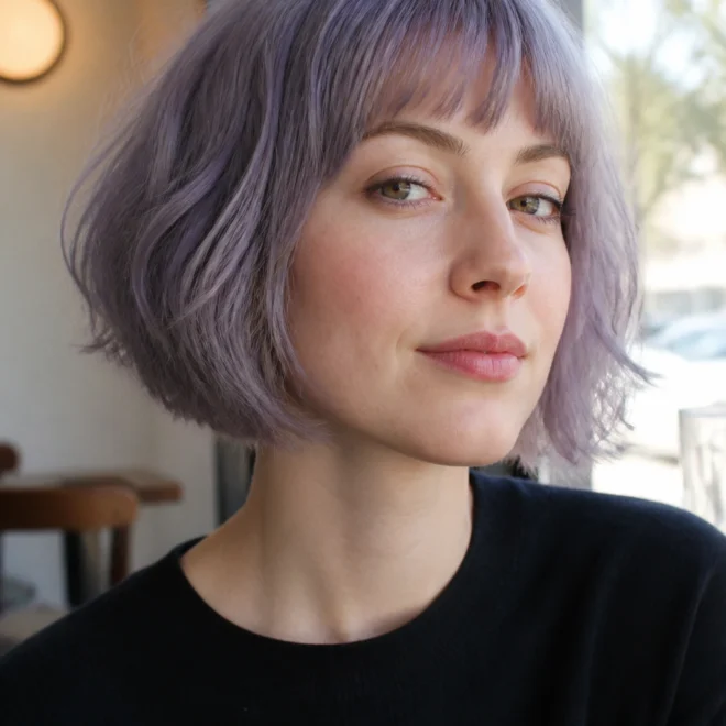 18 Purple Bob Haircuts for Fine Hair
