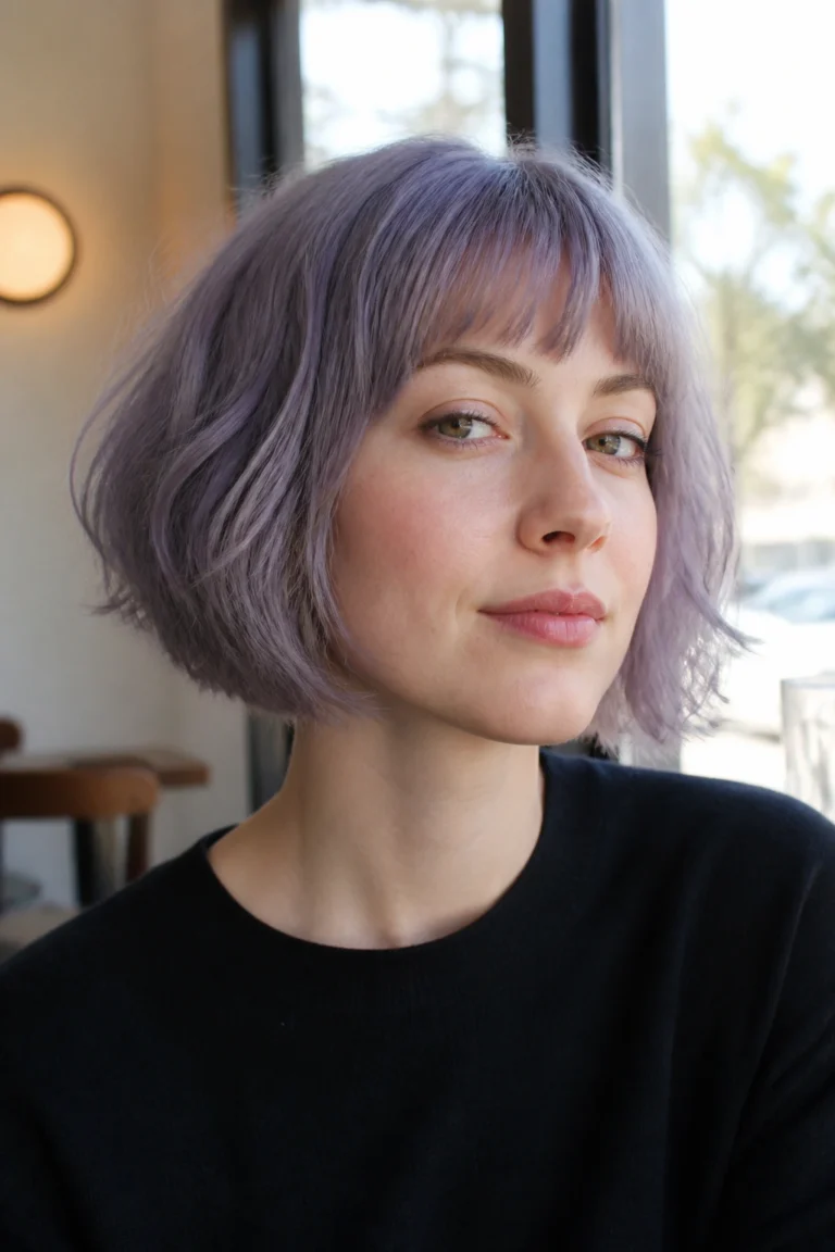 18 Purple Bob Haircuts for Fine Hair