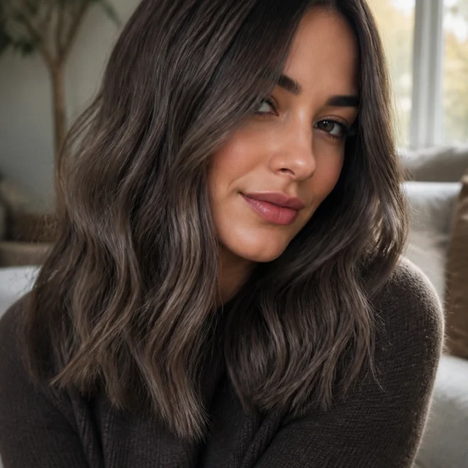 25 Black Brown Hair Color Ideas for Cool Skin Tones