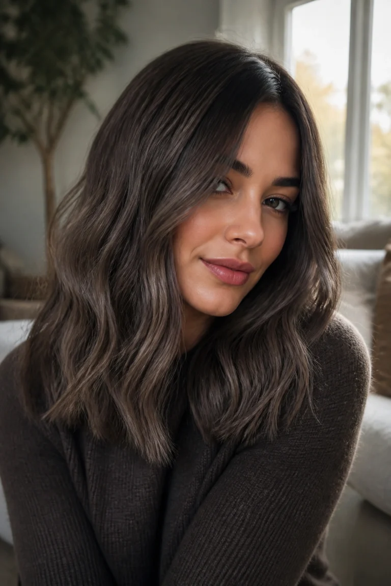 25 Black Brown Hair Color Ideas for Cool Skin Tones