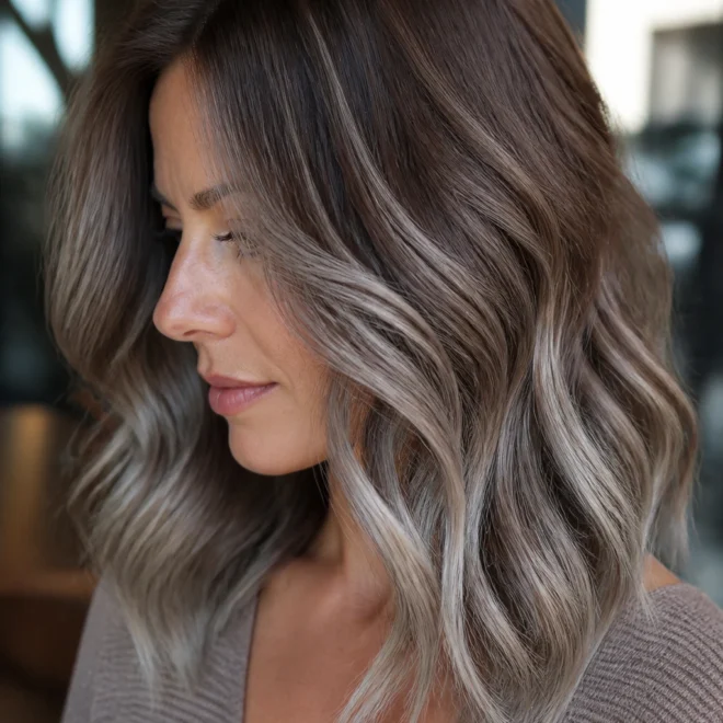 18 Silver Highlights for Brown Hair