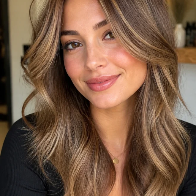 20 Caramel Hair Color Ideas for Round Faces
