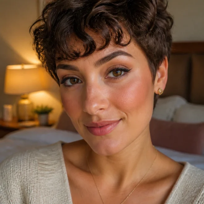 18 Curly Pixie Cuts for Round Faces