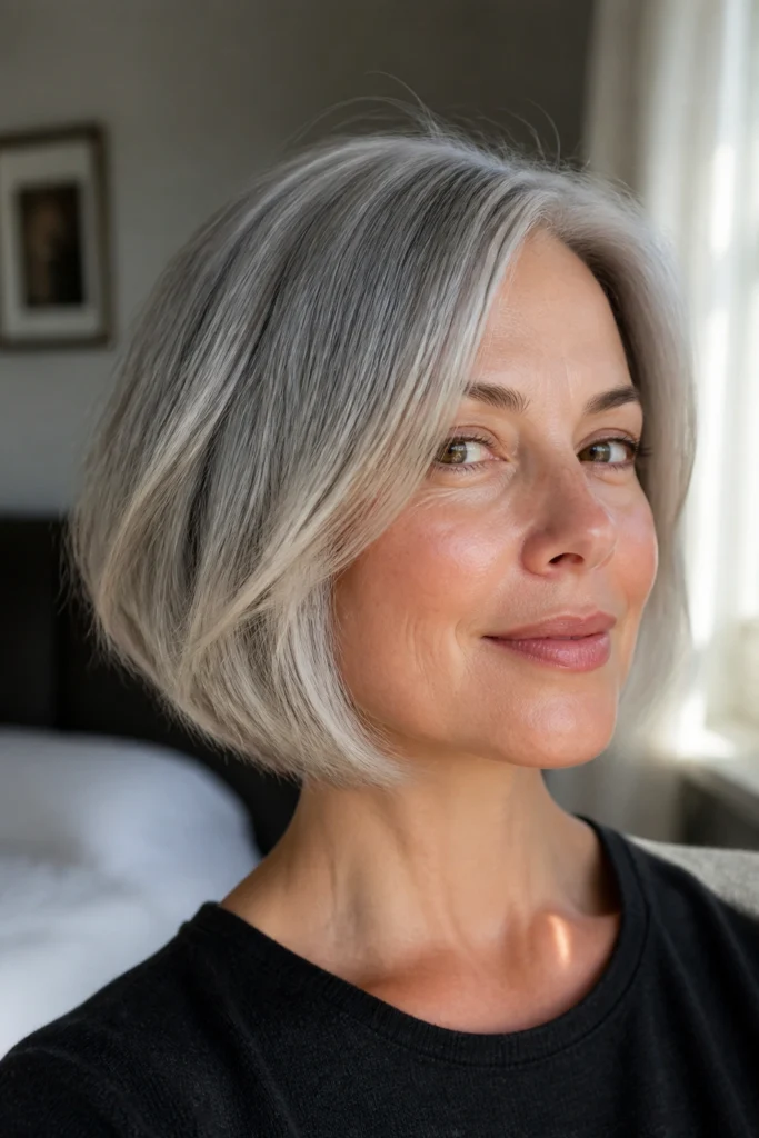 18 Gray Bob Haircuts for Fine Hair