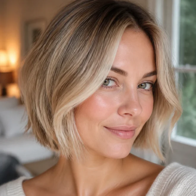 15 Money Piece Highlights for Short Blonde Bobs