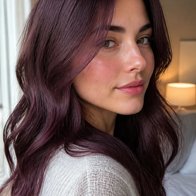25 Purple Brown Hair Color Ideas for Cool Skin Tones