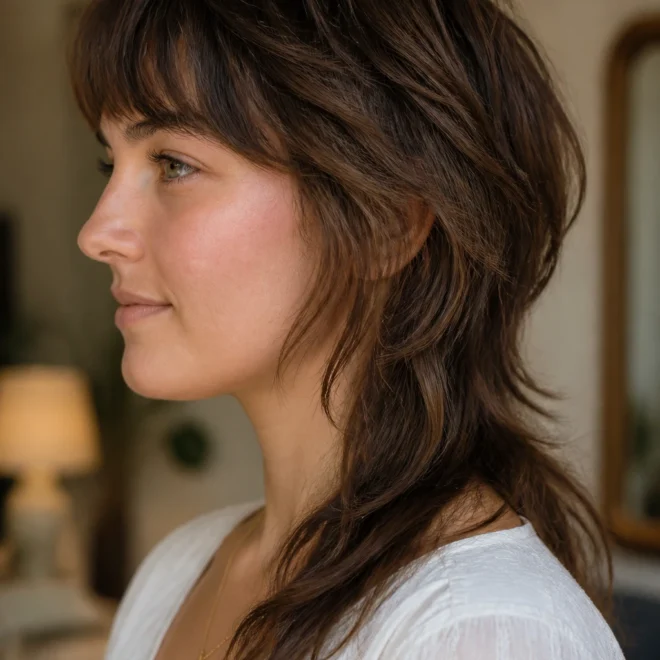 28 Thick Hairstyles for Round Faces