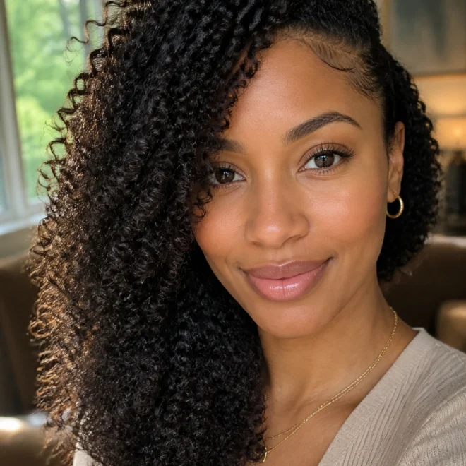20 Side Curls for Curly Hair