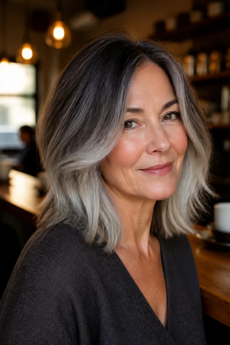 28 Gray Hair Color Ideas for Women Over 50
