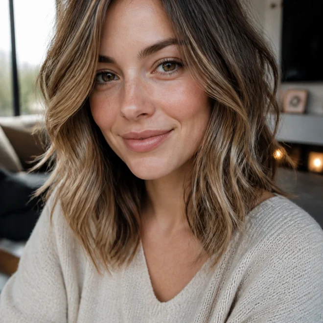 22 Messy Long Bob Haircuts for Round Faces