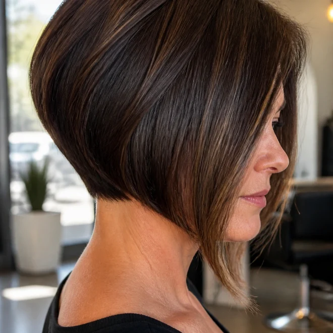 20 Short Asymmetrical Bob Haircuts for Round Faces
