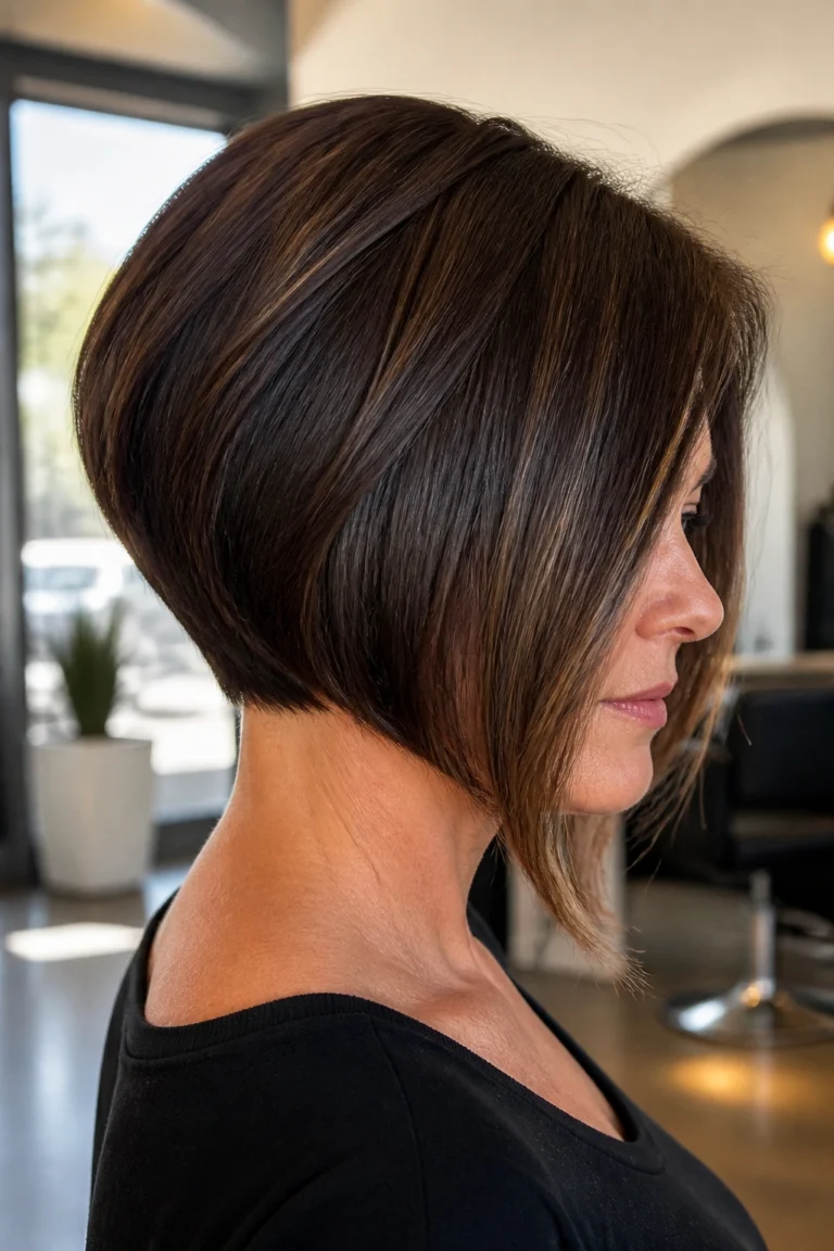 20 Short Asymmetrical Bob Haircuts for Round Faces