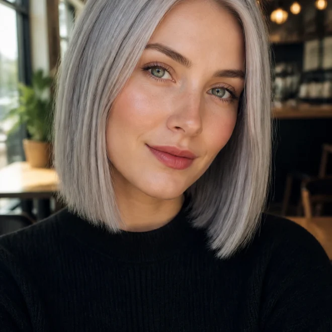 18 Silver Ash Hair Color Ideas for Cool Skin Tones