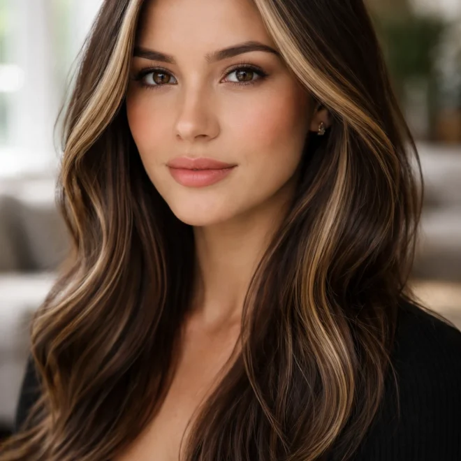 22 Blonde Black Lowlights for Brunette Hair