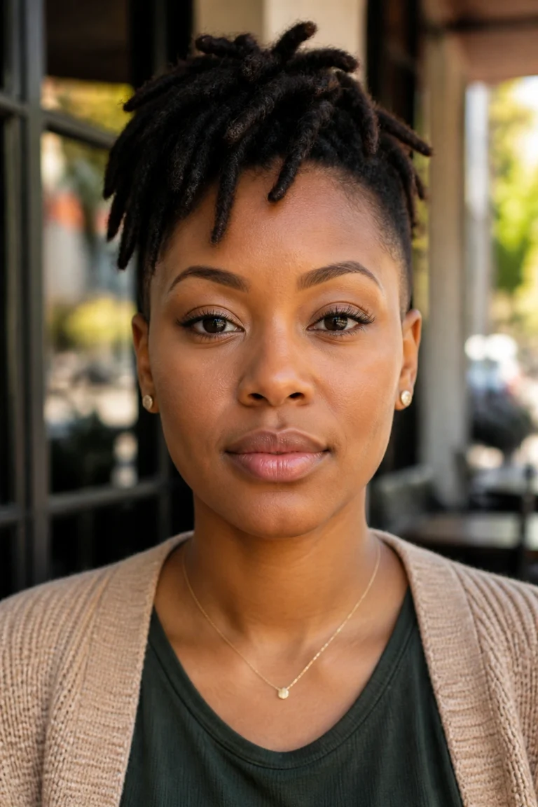 15 Short Locs for Round Faces