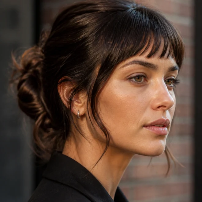 30 Short Bangs Ideas for Round Faces