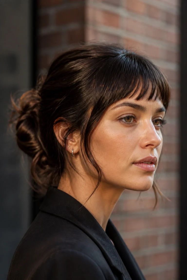 30 Short Bangs Ideas for Round Faces
