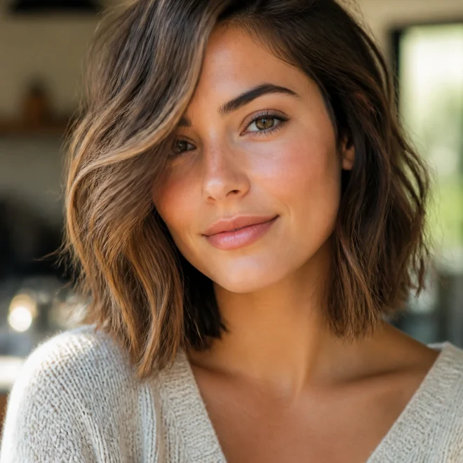 18 Medium Hairstyles for Wavy Hair