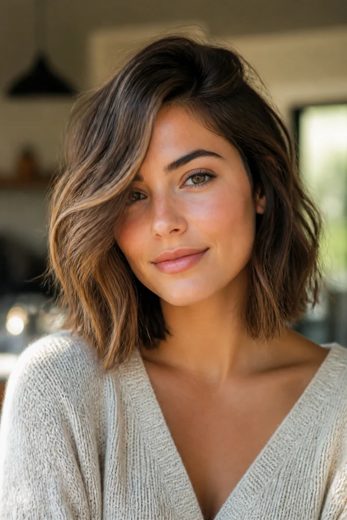 18 Medium Hairstyles for Wavy Hair