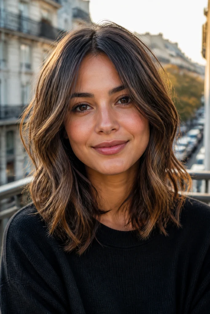 20 Choppy Hairstyles for Round Faces