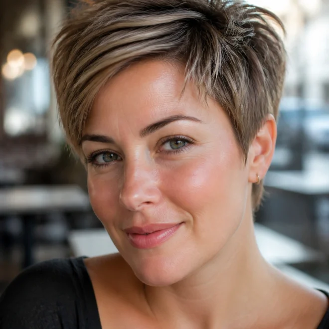 20 Short Layered Haircuts for Round Faces