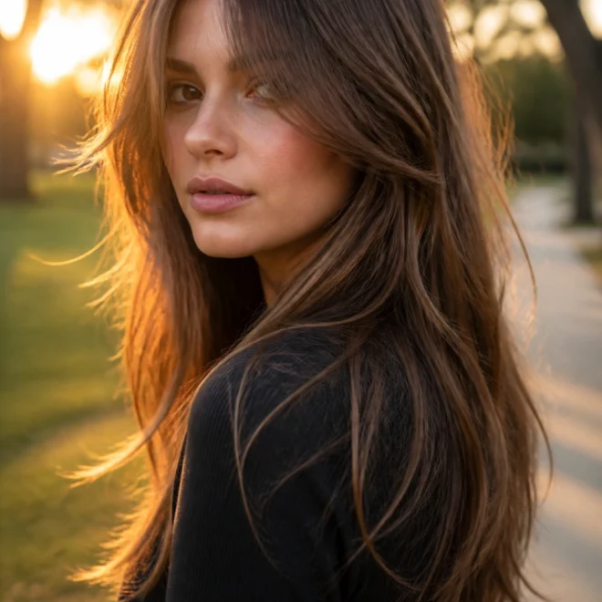 18 Wispy Hairstyles for Round Faces