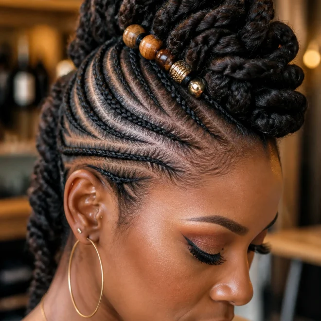18 Mohawk Crochet Braid Styles for Black Women
